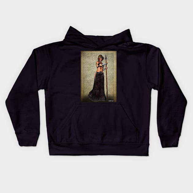 The Sorceress Mage Kids Hoodie by kenmo